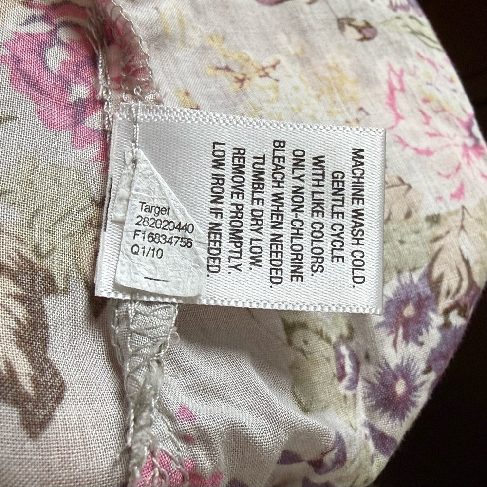 Xhilaration Floral Print Camisole with Ruffle Trim - Picture 7 of 7